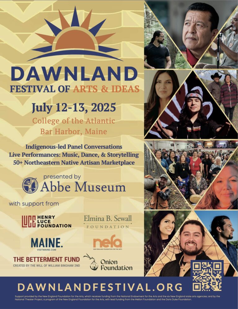 Dawnland Festival or Arts and Ideas poster